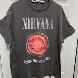 NIRVANA BAND MENS TEE